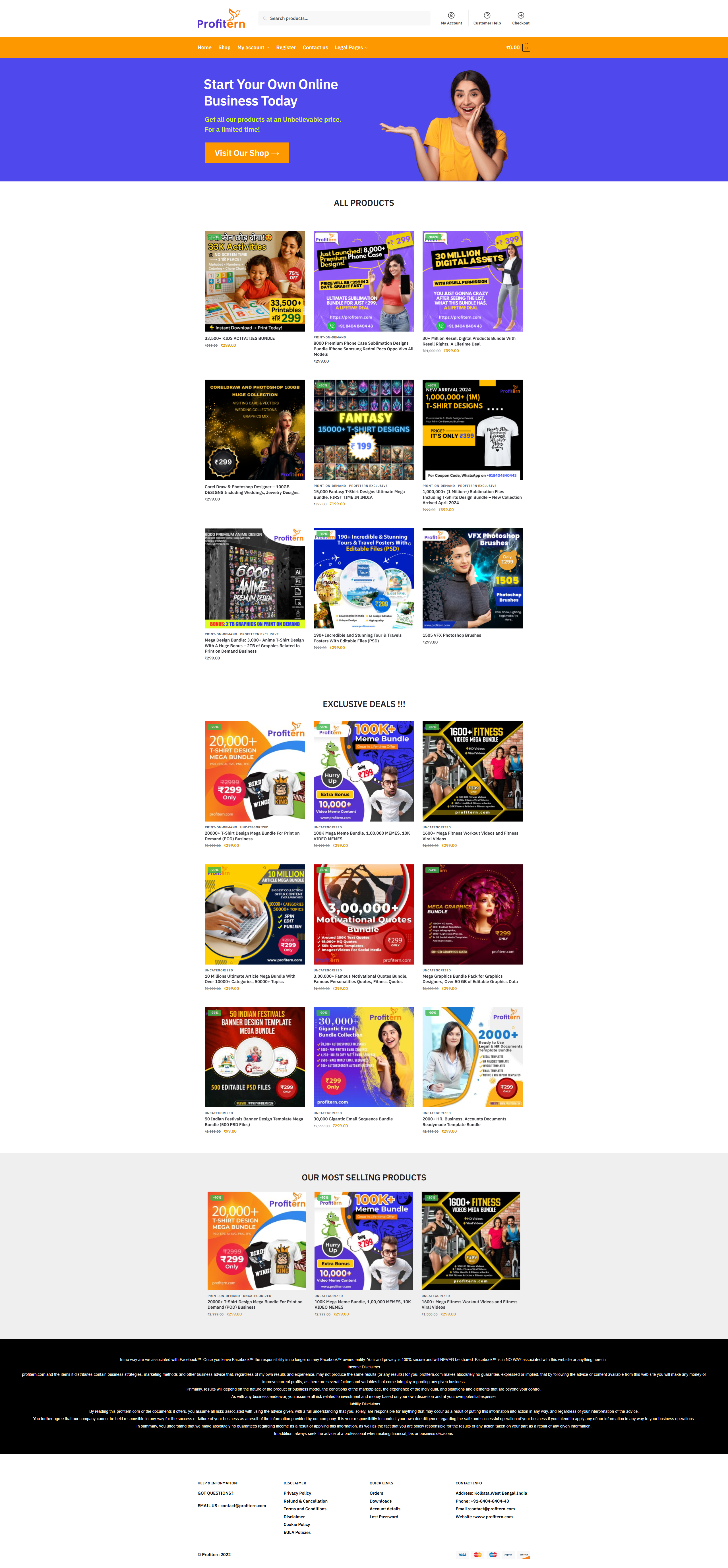 Profitern eCommerce Store